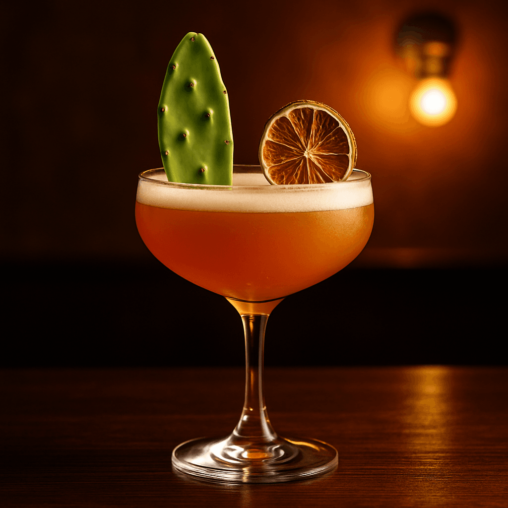 Close-up craft cocktail in a coupe glass, Crossbar & Cactus editorial